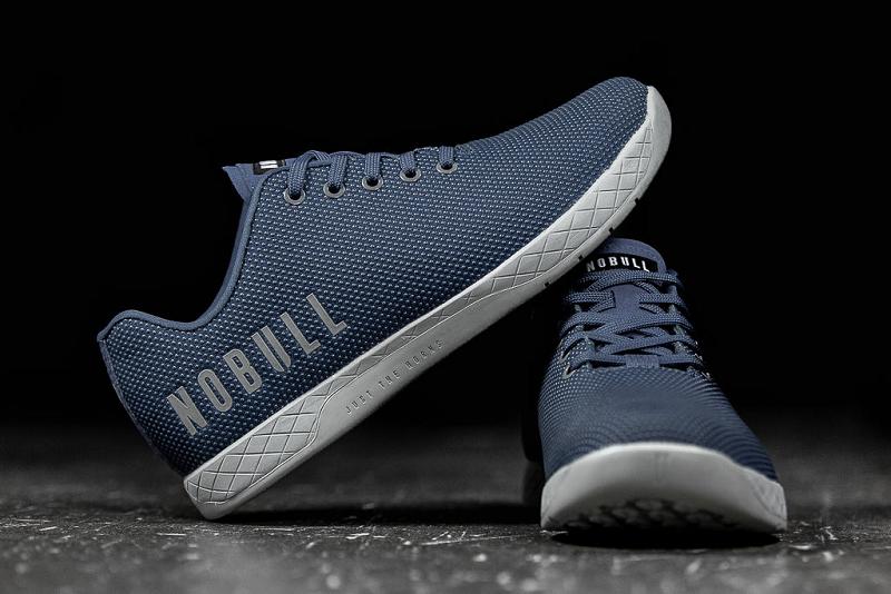 Dark / Blue Nobull Dark Denim Men's Trainers | CA H1230A